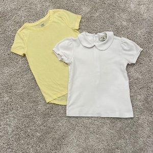 Size 5 short sleeved girls shirts